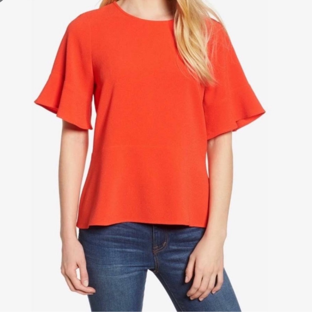 Madewell Textured Peplum Blouse